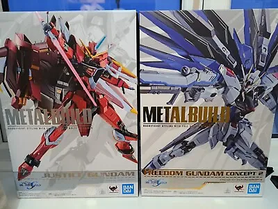Buy Bandai Metal Build Freedom Gundam Concept 2 And Justice Gundam • 610£
