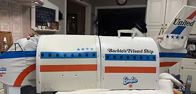 Buy Vintage 1972 Barbie's Friend Ship United Airlines Folding Airplane Playset Case • 23.77£