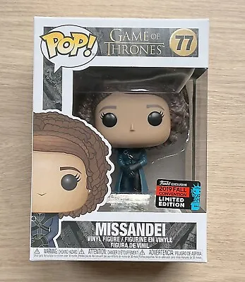 Buy Funko Pop Game Of Thrones Missandei NYCC #77 + Free Protector • 11.99£