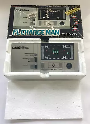 Buy Vintage 1982 EXTREMELY RARE BANDAI FL CHANGE MAN LCD Game (Near Mint Condition) • 105£