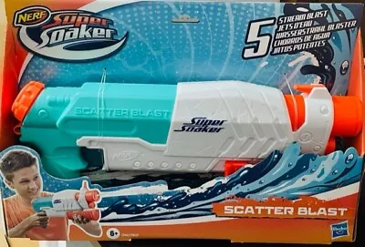 Buy Nerf Super Soaker Scatterblast Pump-Action Water Blaster Gun Toy Hasbro • 19.99£