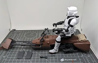 Buy Star Wars Model Bandai 1:12 Scout Trooper And Speeder Bike Built Model Kit • 59.99£
