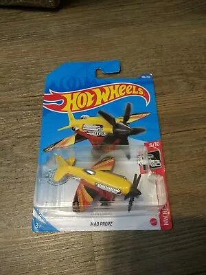 Buy Mad Propz Rescue Plane  Brand New Diecast Hot Wheels Mattel Long Card 186/250   • 10£