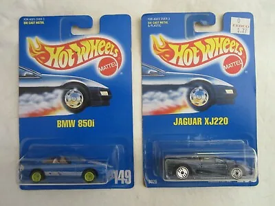 Buy Hot Wheels BMW 850i & Jaguar XJ220 Die Cast 2-Car Set • 14.42£
