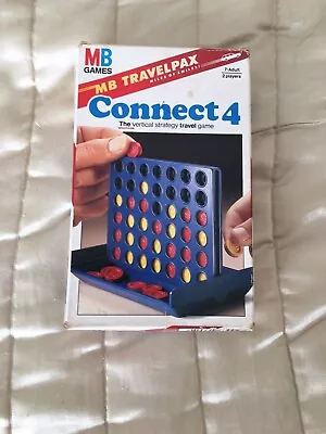 Buy Vintage Connect 4 ~ Travel Game ~ ~ Mb Games (1982) • 3.99£