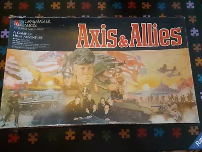 Buy 🎲 NEW Vintage Axis & Allies MB 1987 Milton Bradley 12+ Gamemaster Board Game • 50£