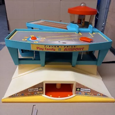 Buy Vintage Fisher Price Family Play Airport ( Reesway) • 12£