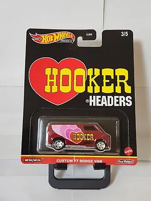 Buy Hot Wheels Hooker Headers Custom 77 Dodge Van #3/5 Real Riders N21 • 7.24£