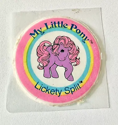 Buy My Little Pony G1 Puffy Sticker Lickety Split MLP Vintage 1980s • 9.99£