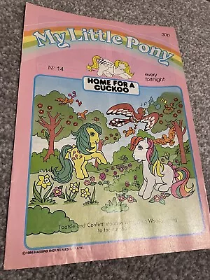 Buy Vintage G1 My Little Pony UK Magazine Comic Issue 14 Home For A Cuckoo • 6£