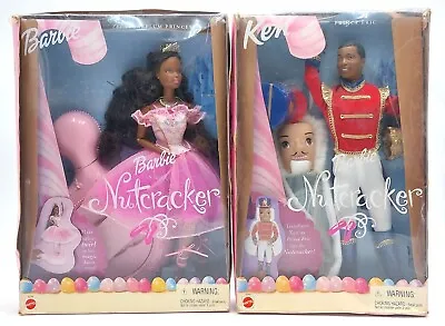Buy 2x Mattel 2001 Nutcracker Barbie Doll: Sugarplum & Eric / African American, Original Packaging • 196.90£