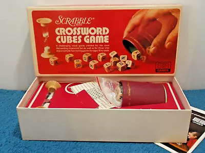 Buy VINTAGE SCRABBLE BRAND (1976) - CROSSWORD CUBES GAME (S And R GAMES, USA) - VGC • 15.70£