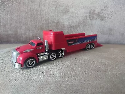 Buy Hot Wheels Car Truckin Transporter Race Truck Red 2002 • 10£