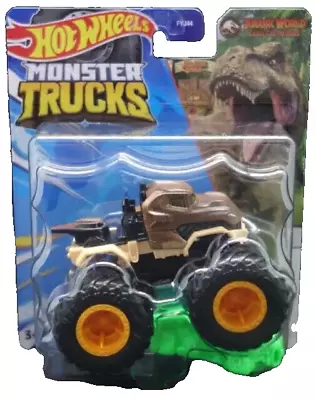 Buy Hot Wheels Monster Trucks Jurassic World Camp Cretaceous T Rex 2024 • 9.99£