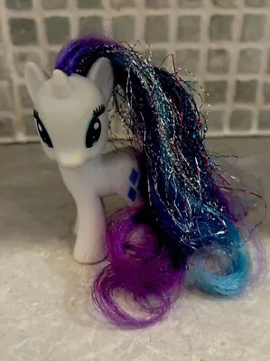 Buy My Little Pony G4 Rare Friendship Festival Party. Extra Glitter Rarity Unicorn.  • 1.99£