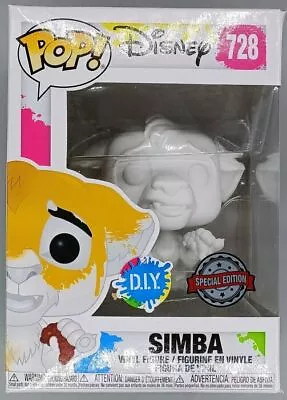 Buy #728 Simba (DIY) - Disney Lion King - Damaged Box Funko POP With Protector • 11.99£