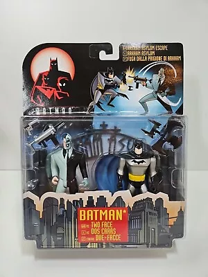 Buy 1997 Kenner Batman Animated Series BATMAN Vs TWO FACE At ARKHAM ESCAPE  Sealed  • 69.99£
