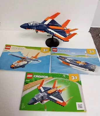 Buy Lego Creator 31126 Supersonic Jet Plane 3 In 1 • 0.99£