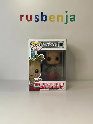 Buy Funko Pop! Marvel Guardians Of The Galaxy Holiday Dancing Groot #101 BOX DAMAGE • 10.99£