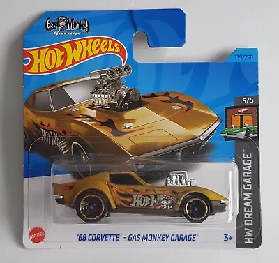 Buy Mattel / Hot Wheels 139/250, '68 Corvette - Gas Monkey Garage, Mint Condition • 10£