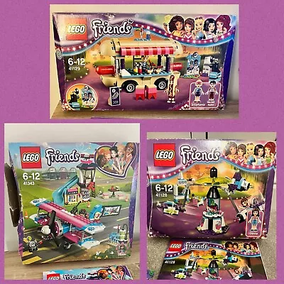 Buy Lego Friends Bundle: Hotdog Van, Airplane Tour And Amusement Space Ride • 28£