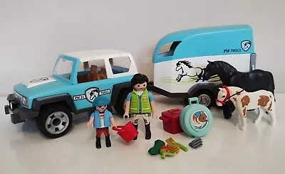 Buy Playmobil Country 70511 Car With Pony Trailer And Accessories  • 29.99£