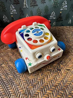 Buy  Vintage 60s Fisher Price Chatter Box Telephone Great Condition  • 12.50£