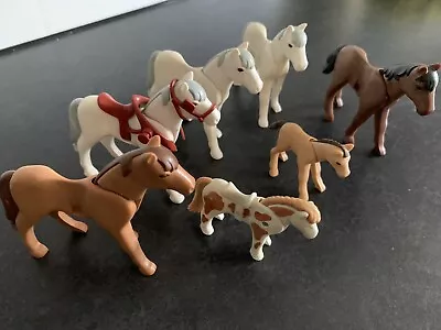 Buy Playmobil  Animals (horses Only) X  7, Variety Of Colours • 2£