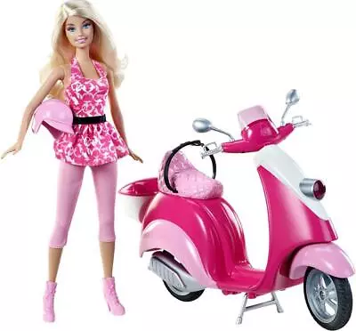 Buy Mattel Barbie Scooter UNAVAILABLE 2021 Toys • 30.41£