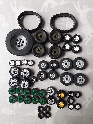 Buy Lego Assorted Wheels Tyres Spare Parts Bundle.  • 2.99£