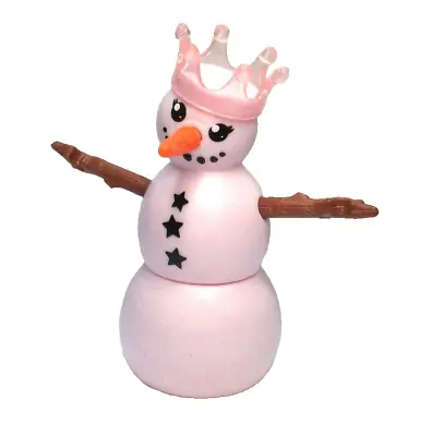 Buy Playmobil Winter / Christmas - Snowman Figure With Carrot Nose & Pink Crown  NEW • 7£