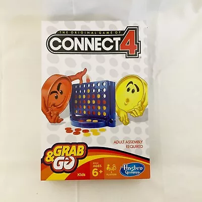 Buy Connect 4 Four Hasbro Grab And Go Travel Board Game Vacation Road Trip Camping • 4.72£