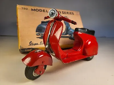 Buy 1960 Tin Toy Bandai Japan Friction VESPA GS SCOOTER PIAGGIO With Repro Box/nice! • 332.02£