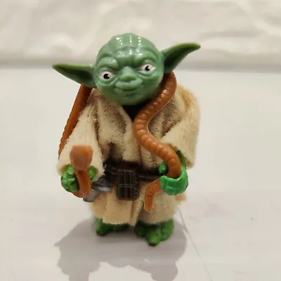 Buy Vintage Star Wars Yoda Figure Brown Snake Belt  Cape 1980 Kenner Toy Collectable • 67.99£