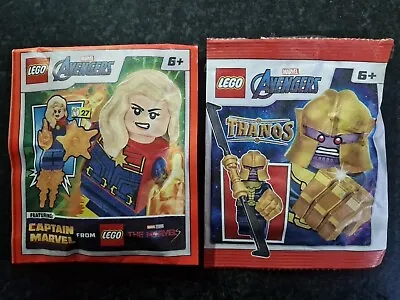 Buy Lego Marvel Avengers Captain Marvel And Thanos Figure 242321 242215 Polybag New  • 7.95£