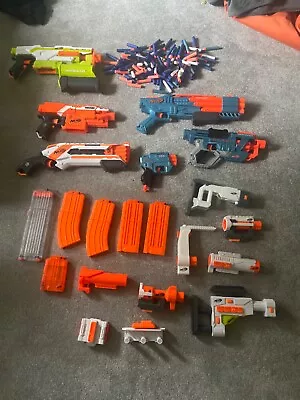 Buy NERF Bundle - 6 Blasters - 120+ Bullets - Extra Attachments • 35.99£