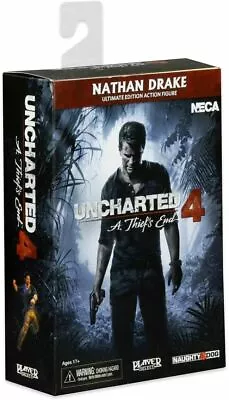 Buy NECA Uncharted 4 – 7” Ultimate Nathan Drake Action Figure NEW BOXED • 28.99£