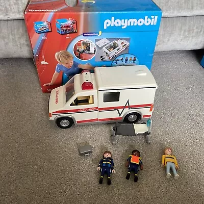 Buy Playmobil #5681 City Action Ambulance Lights And Sound Playset USED • 10£