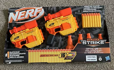 Buy Nerf Alpha Strike Optic QS-4 Duel Targeting Set (yellow) - Brand New And Sealed • 10.99£