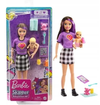 Buy Barbie Skipper Babysitters GRP11 Babysitter Doll And Baby Mattel • 29.85£