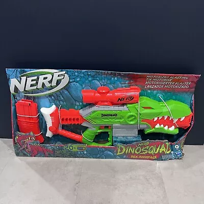 Buy Nerf Gun DinoSquad Rex-Rampage Motorised Dart Blaster T-Rex Dinosaur Design Kids • 21.95£