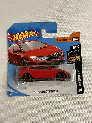 Buy Red - Honda Civic Type R 2018 FK8 Short Card - Hot Wheels • 11.99£