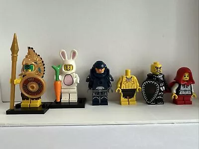 Buy Lego Collectible Minifigure Lot X 6 CMF Series 7 COL7 8831 Bunny Suit Guy Aztec • 17.99£