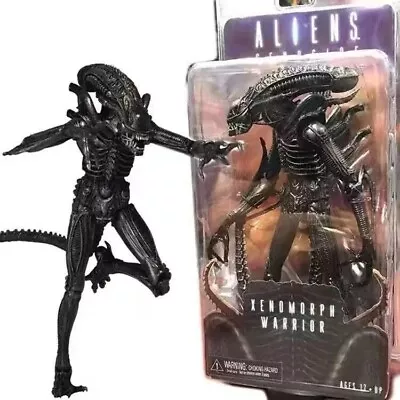 Buy NECA Xenomorph Warrior Black Alien 7  Action Figure 1:12 Aliens Genocide Movie • 26.70£