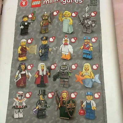 Buy Genuine Lego Minifigures From  Series 9 Choose The One You Need • 4.99£