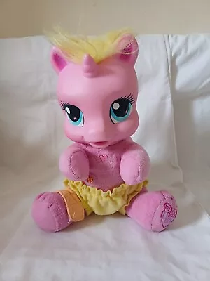 Buy My Little Pony Pink Baby Unicorn Talking Plush Toy • 5£
