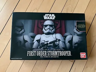 Buy Bandai First Order Stormtrooper 1/12 Scale Plastic Model Kit Star Wars BNIB • 40£