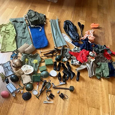 Buy Huge Vintage Early 60s Action Man Bundle (Army/Soldier/War) 78 Items! • 19.99£
