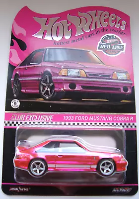 Buy Hot Wheels  Rlc   1993  Ford  Mustang  Cobra  R  -  Pink  -  Club  Exclusive • 49.99£