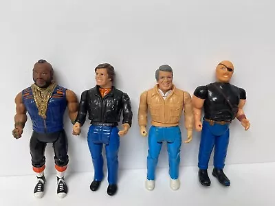 Buy Vintage Retro Cult 1980'S Classic TV Toys The A TEAM FIGURES Set Of 4 • 38£